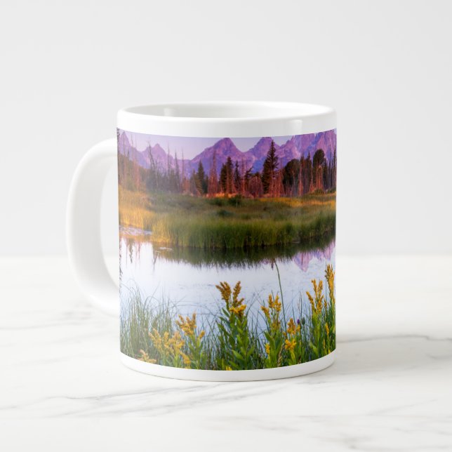 Teton Sunrise Giant Coffee Mug (Front Left)