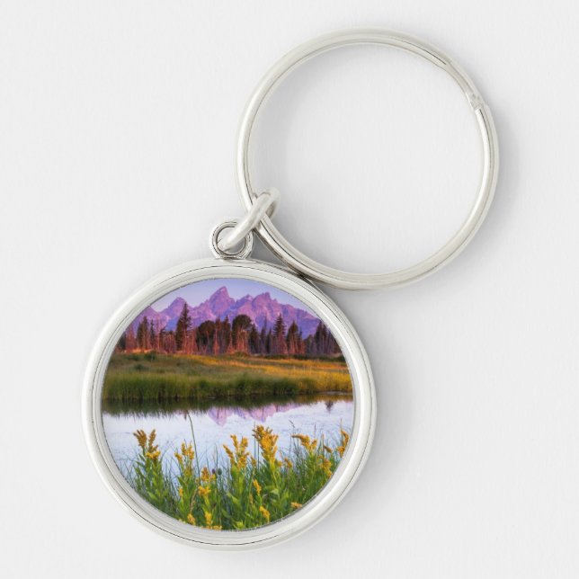 Teton Sunrise Keychain (Front)