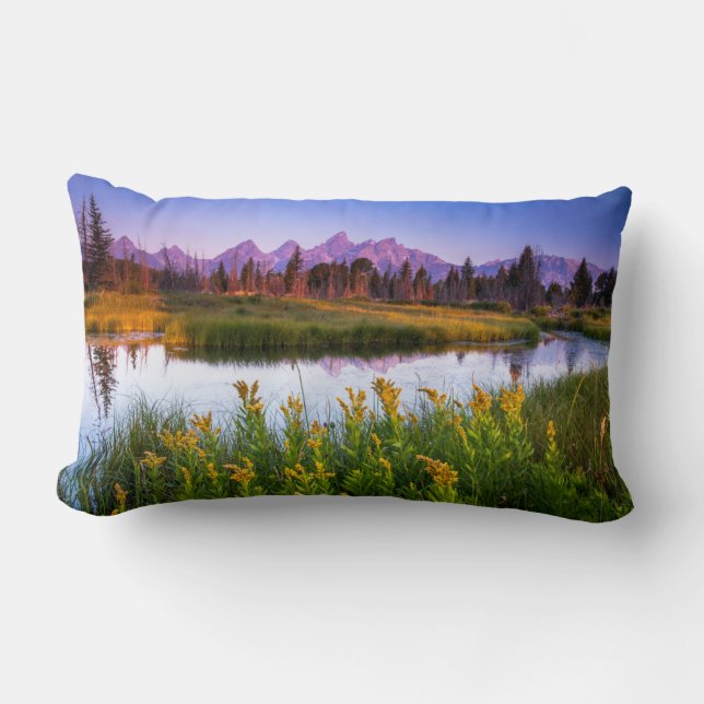 Teton Sunrise Lumbar Pillow (Front)