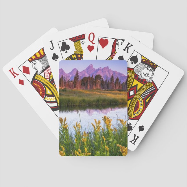 Teton Sunrise Poker Cards (Back)