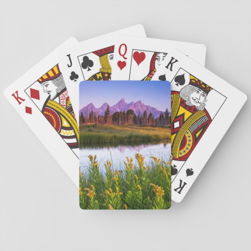 Teton Sunrise Poker Cards