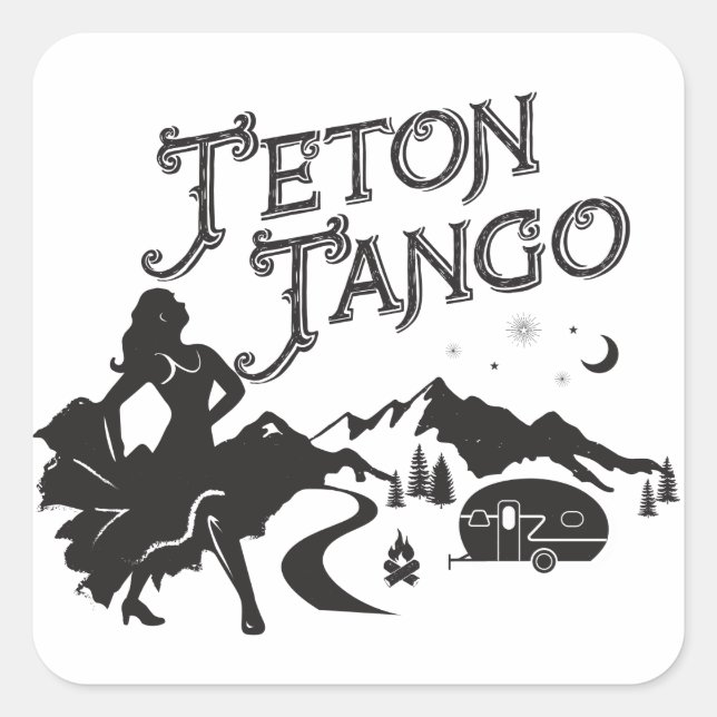 Teton Tango Sticker (Front)