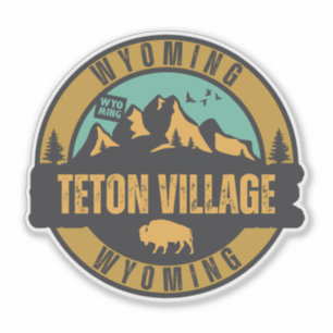 Teton Village, Wyoming  Sticker