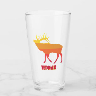 Tetons Elk Glass