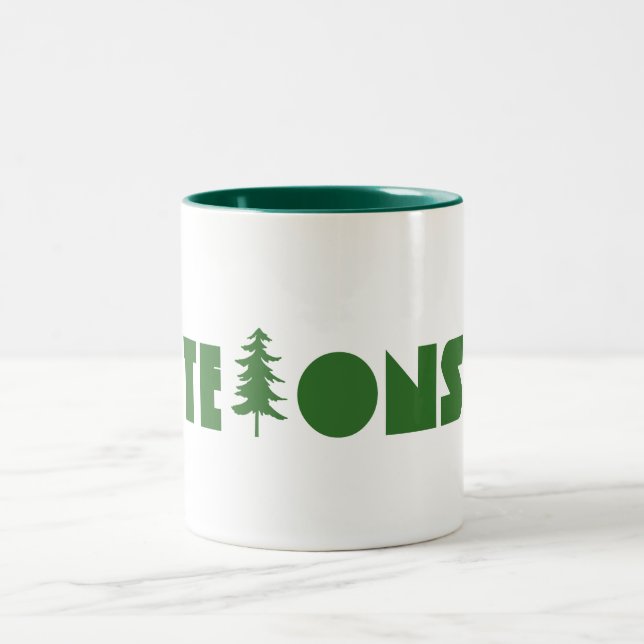 Tetons Two-Tone Coffee Mug (Center)