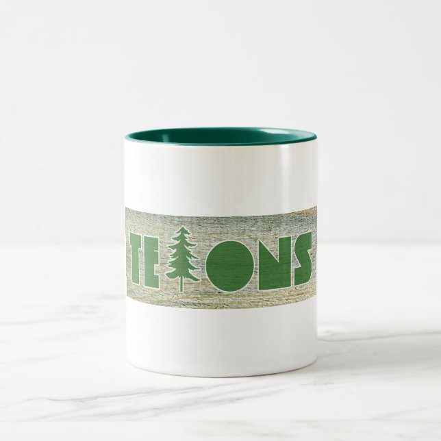 Tetons Two-Tone Coffee Mug (Center)