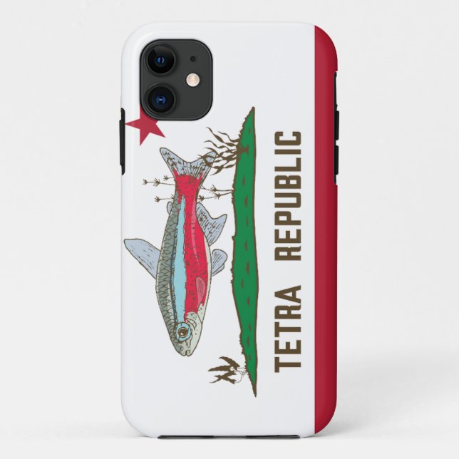 Tetra Republic Flag Case-Mate iPhone Case (Back)