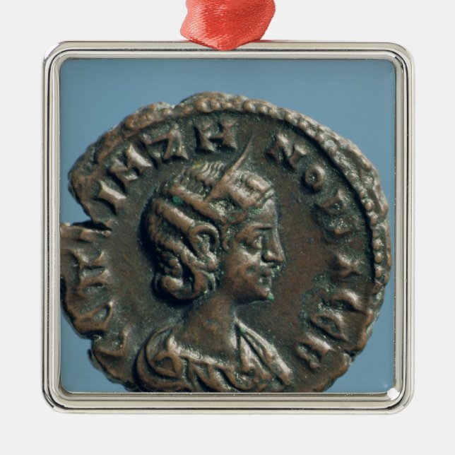 Tetrachm  of Zenobia, Queen of Palmyra Metal Ornament (Front)