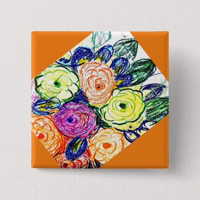 Tetradic  badge button (Front)