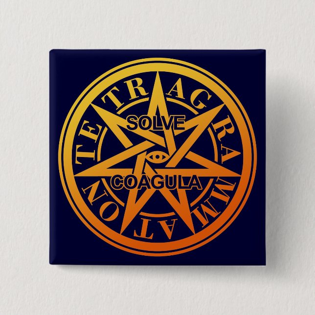 TETRAGRAMMATON2 PINBACK BUTTON (Front)