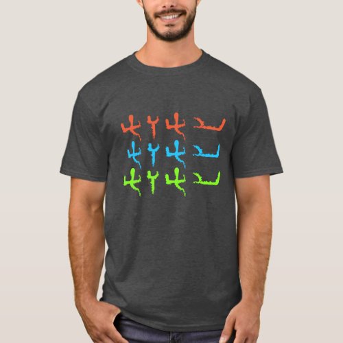 Tetragrammaton Multi_Color Paleo Hebrew Lettering T_Shirt