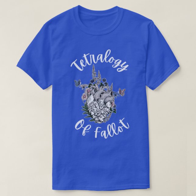 Tetralogy Of Fallot Anatomical Heart diac Nurse Nu T-Shirt (Design Front)