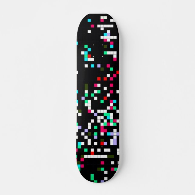 Tetris #1 skateboard deck (Front)