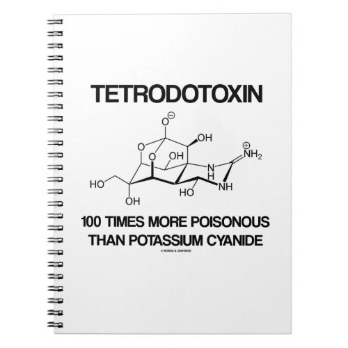 Tetrodotoxin 100 Times More Poisonous Than Cyanide Notebook