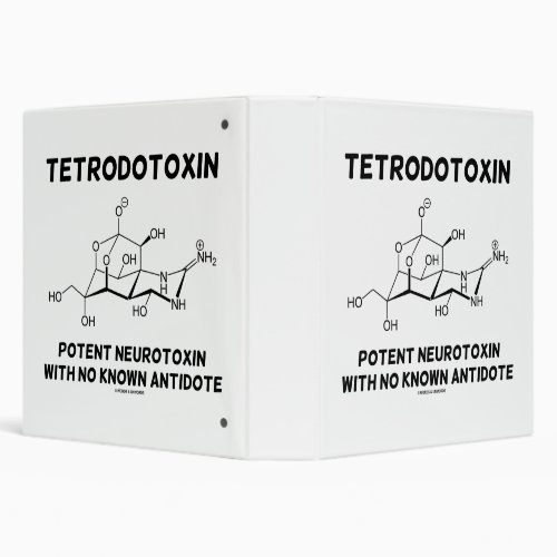 Tetrodotoxin Potent Neurotoxin With No Antidote 3 Ring Binder