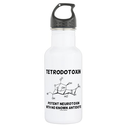 Tetrodotoxin Potent Neurotoxin With No Antidote Stainless Steel Water Bottle