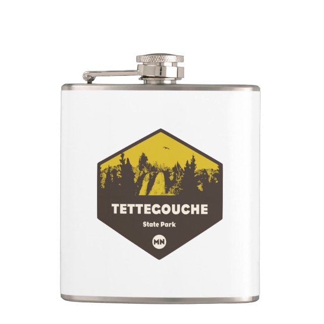 Tettegouche State Park, Minnesota Flask (Front)