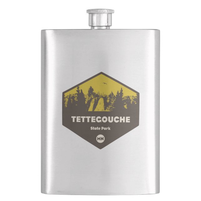 Tettegouche State Park, Minnesota Flask (Front)