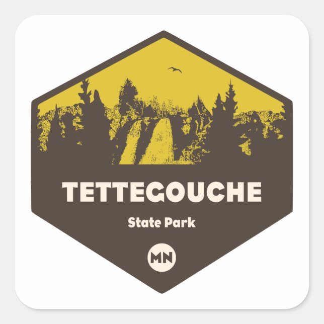 Tettegouche State Park, Minnesota Square Sticker (Front)