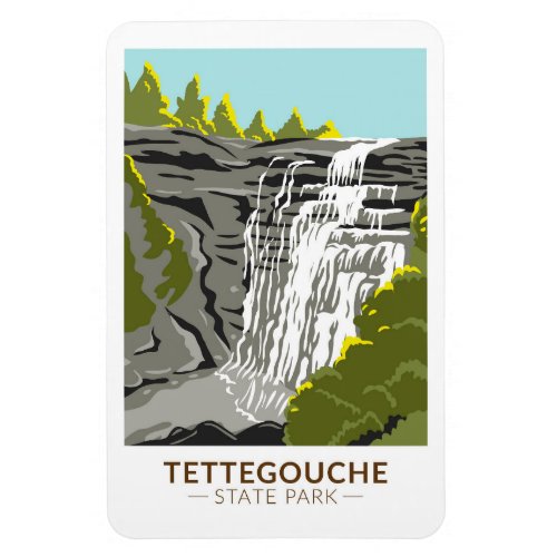 Tettegouche State Park Minnesota Vintage Magnet