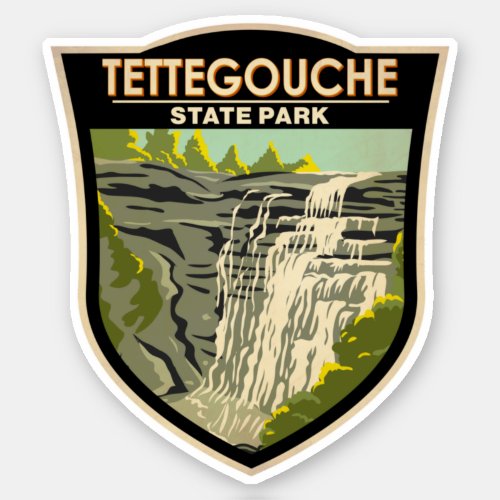 Tettegouche State Park Minnesota Vintage Sticker