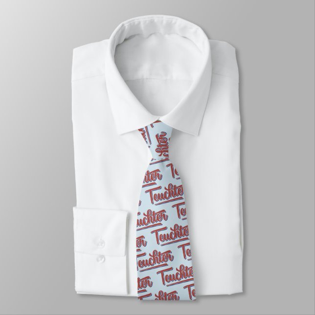 Teuchter, Doric Dialect Tie, Scottish, Scotland Neck Tie (Tied)