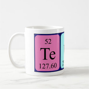 Teuta periodic table name mug
