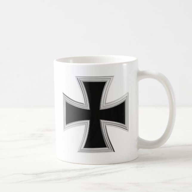 Teutonic cross coffee mug (Right)