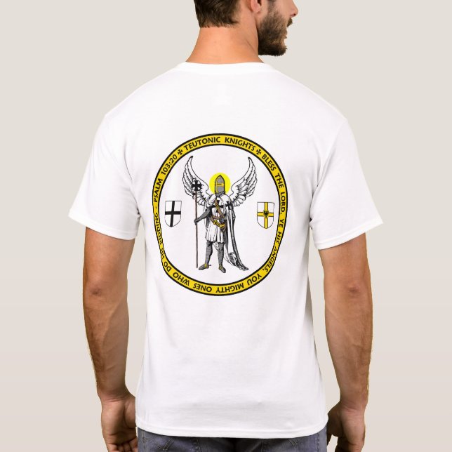 Teutonic Knight Guardian Angel Seal Shirt (Back)