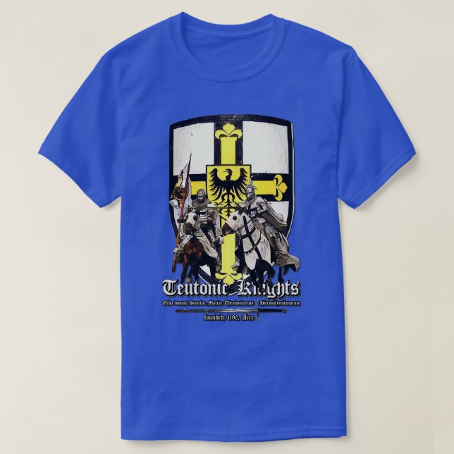 Teutonic Knights Holy Crusaders T-Shirt (Design Front)