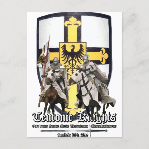 Teutonic knights postcard