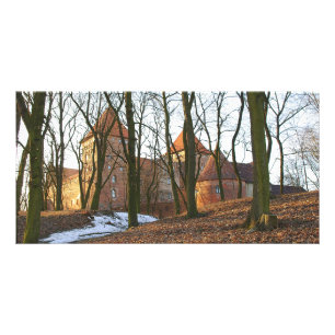 Teutonic Order castle Neidenburg - Photocard Card