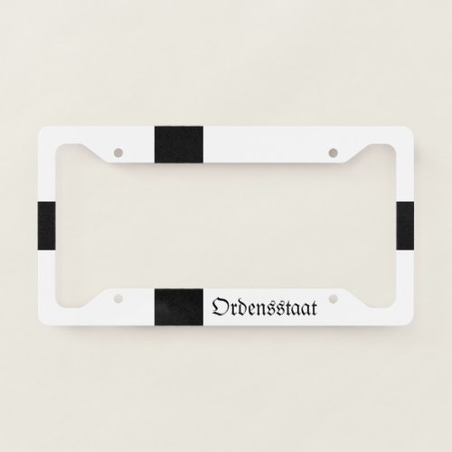 Teutonic Order Ordensstaat coat of arms License Plate Frame