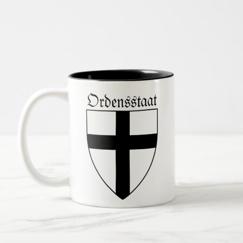 Teutonic Order Ordensstaat coat of arms Two_Tone Coffee Mug