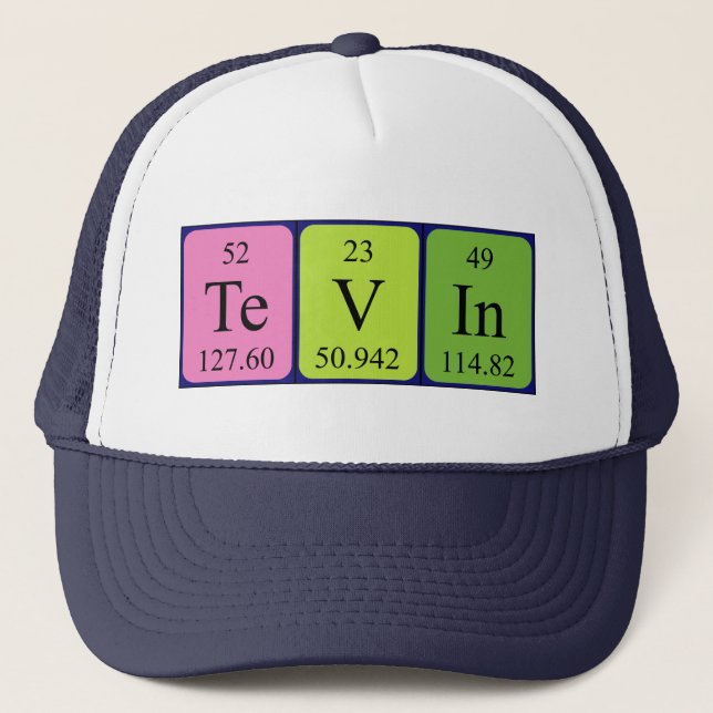 Tevin periodic table name hat (Front)