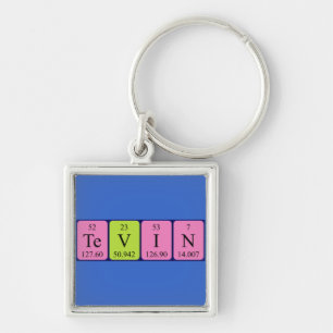 Tevin periodic table name keyring