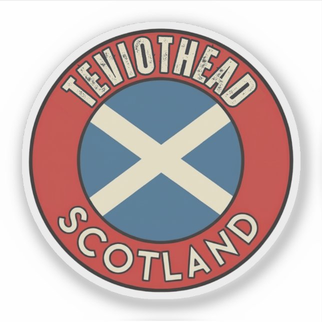 Teviothead, Scotland Sticker (Front)