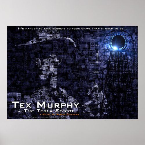 Tex Murphy and The Tesla Effect Poster 28x20