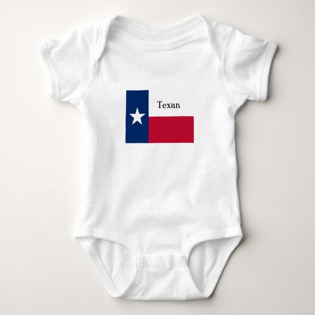 Texan baby body suit sleeper baby bodysuit (Front)