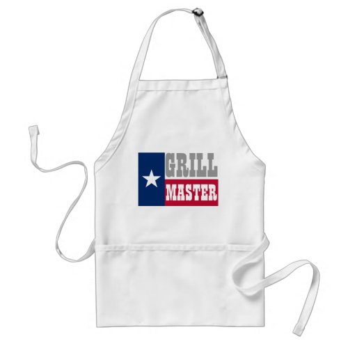 Texan BBQ apron for grill masters  Texas flag