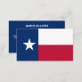 Texan Flag, Flag of Texas Business Card