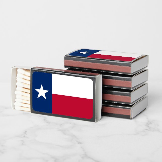 Texan Flag, Flag of Texas Matchboxes (Stacked)