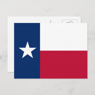 Texan Flag, Flag of Texas Postcard