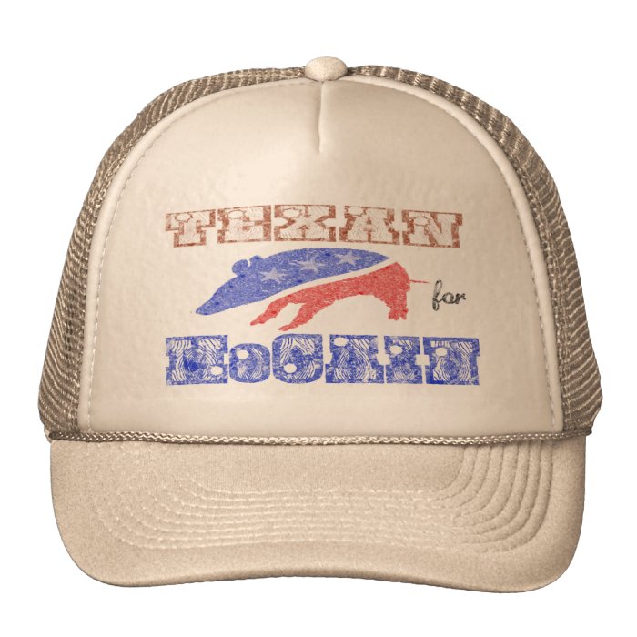 Texan for McCain Armadillo Texas Hat