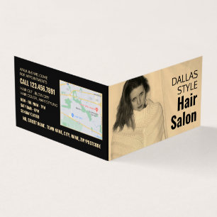 Texan Girl, Hair Stylist, Hair Salon Loyalty Card, Business Card