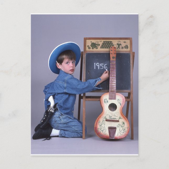 Texan Jr Cowboy Guitar postcard (Front)