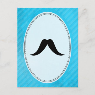 Texan Mustache Postcard