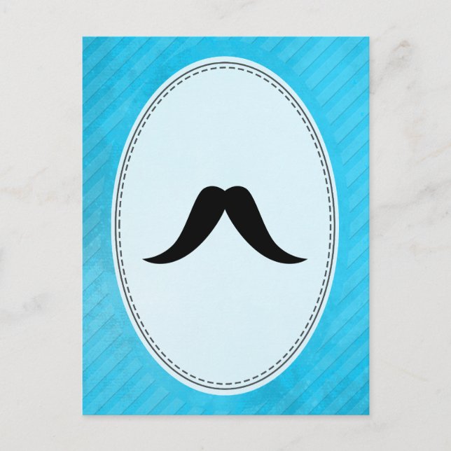 Texan Mustache Postcard (Front)