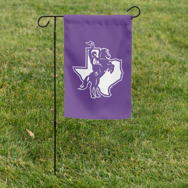 Texan Rider Garden Flag (In SItu)