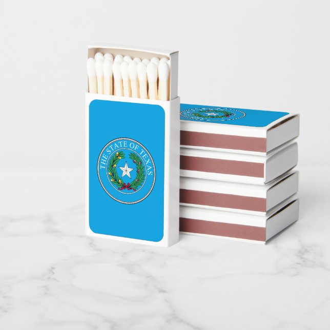 Texan Seal, Seal of Texas Matchboxes (Stacked)